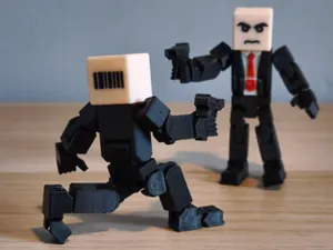 Hitman Agent 47 – Stylised Character with Pistol