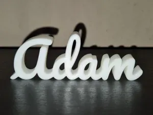 Adam Name Sign Display Decor