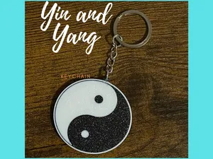 yin yang keychain