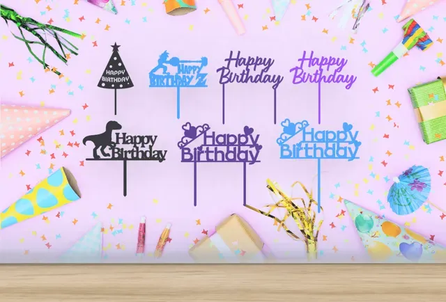 Cake Toppers - Happy Birthday - Pack 2 — Image 2 of 4