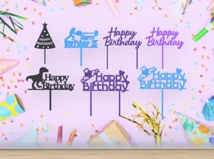 Cake Toppers - Happy Birthday - Pack 2