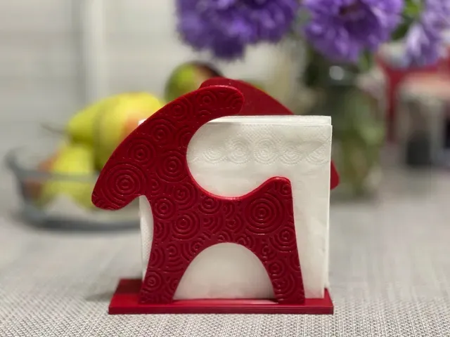 2027 Fire Goat Napkin Holder – Lunar New Year — Image 6 of 6