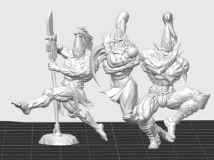 Buff guys protecting emperor