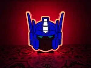 Optimus Prime LED Lightbox Sign