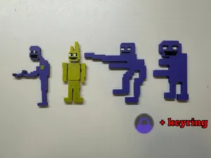 FNAF Purple Guy/ Spring Trap Sprites (4 versions)