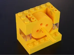 Mini Tesla Turbine for 'Building Bricks'