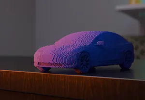 Pixel Style 8bit Model 3 Tesla
