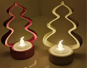 Christmas Tree Tealight Stand