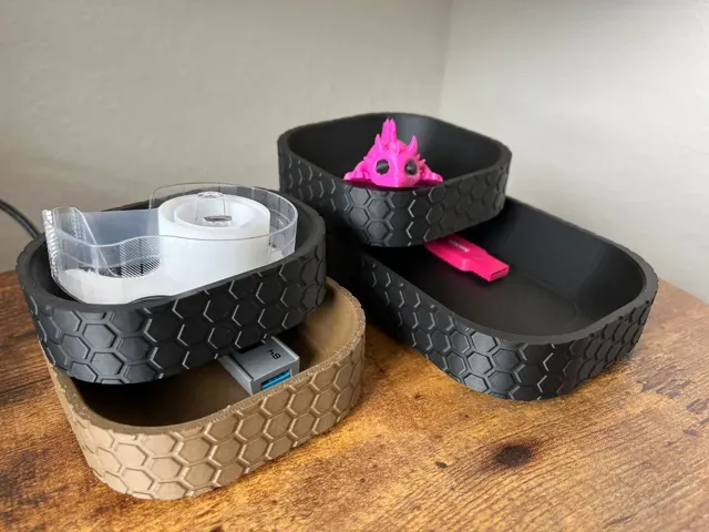 Stackable Hex Tray Set — Image 6 of 8