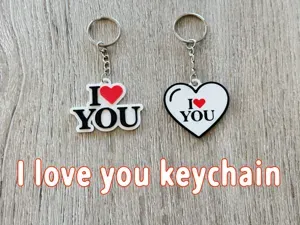 I love you keychain