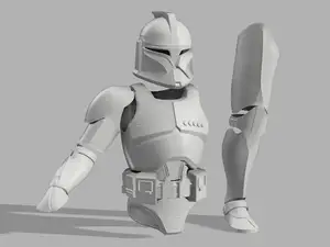 Phase 1 Clone Trooper Armor Suit, Wearable Cosplay