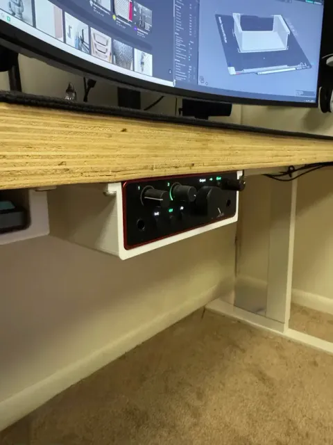 Focusrite Scarlett Solo 4th Gen UnderDesk Mount — Image 2 of 3