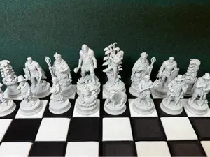 Jack and the Beanstalk Themed Chess Set