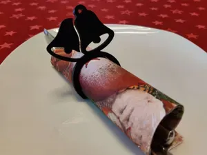 Festive Christmas Napkin Holder – Holiday Bells