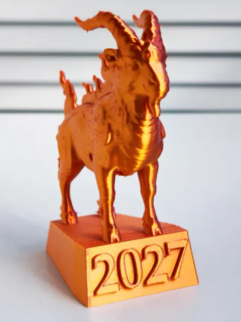 FIRE GOAT 2027 – Chinese Zodiac 3D Print — Image 4 of 6