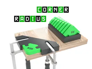 Corner radius mask