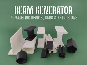 Beam Generator - Parametric Beams, Bars & Extrudes