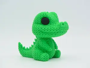 Knitted Crocodile