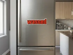 GTA Wasted Fridge Magnet 3D Print STL