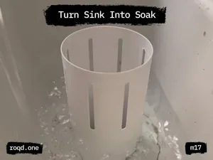 Sink Drain Standpipe for Soaking