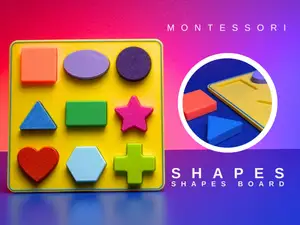 SHAPES PUZZLE – Montessori Insert Puzzle