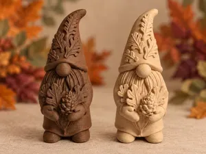 Pinecone & Leaf Gnomes | Cozy Autumn Decor