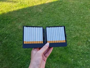 Cigarette case fully print in place