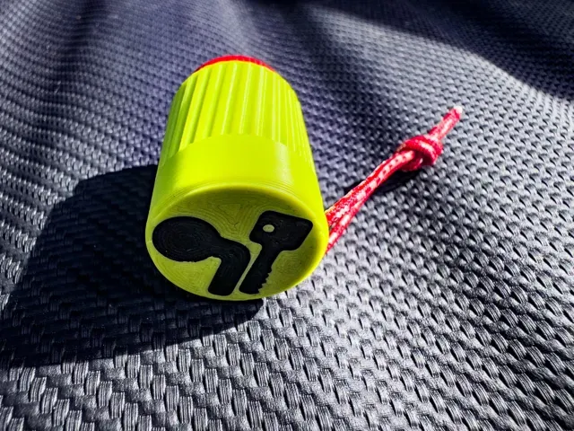 Tesla Model Y Trailer Hitch Key Cover (Juniper) — Image 4 of 6