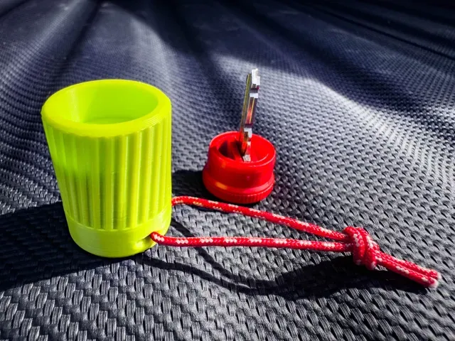 Tesla Model Y Trailer Hitch Key Cover (Juniper) — Image 3 of 6