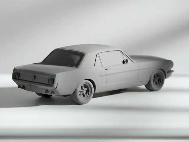 1965 Ford Mustang Classic Car Model — Фото 3 из 6