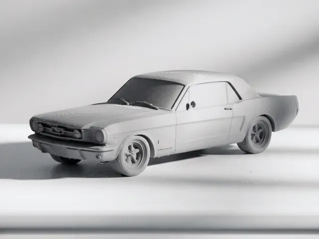 1965 Ford Mustang Classic Car Model — Фото 5 из 6