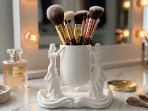Goddess Pen Holder & Elegant Desk Organizer Stand