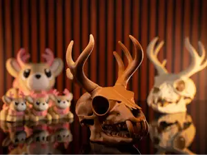 Jackalope Skull | Collab with Kawaii Corner 3D