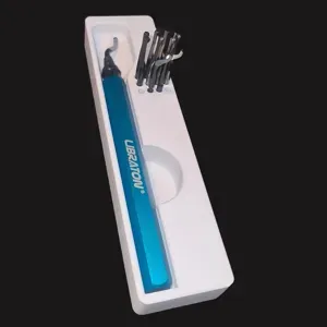 Gridfinity 1x4 Libraton deburring tool