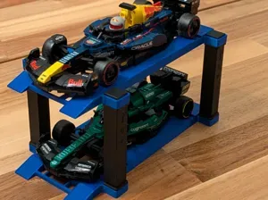 Compatible Speed Champions 2 cars holder F1