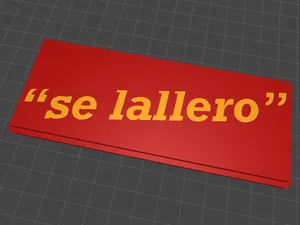 Portachiavi ''se lallero'' romano