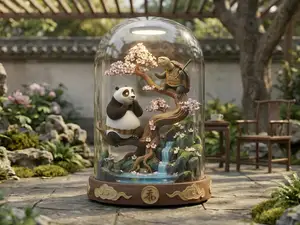 Diorama Kung Fu Panda & Oogway Bonsai