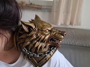 Schulterrüstung - Wolf