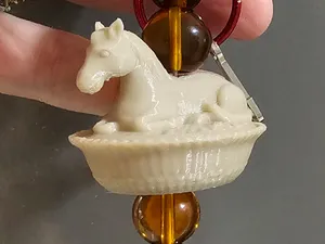 Nesting Horse Bead – Keychain Charm (3.1 mm Hole)