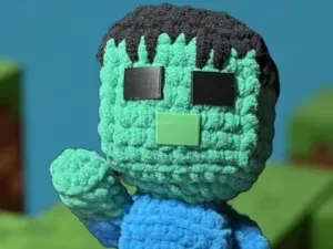 Zombie Creeper Crochet Safety Eyes