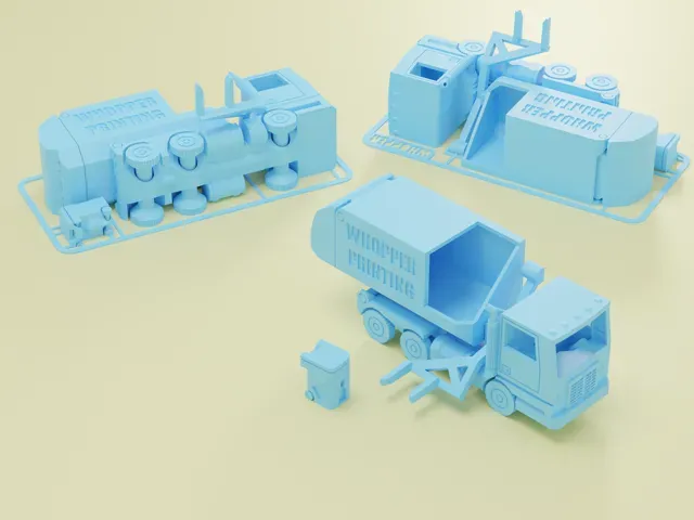 Kit Card Version - Print-in-Place Garbage Truck — Image 5 of 5