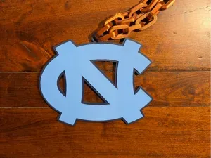 North Carolina Tar Heels Oversized Necklace Logo