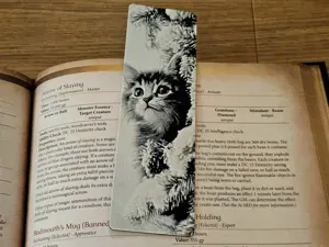 Christmas Cat - Bookmark
