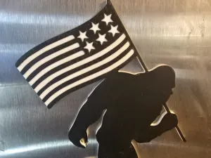 Bigfoot Flag Magnet
