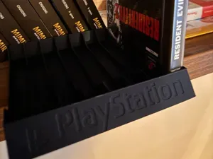 PlayStation (PS1 PSX) Game Holder - Disc Stand