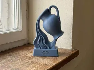 Aquarius Zodiac Bust - Celestial Collection