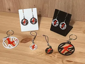 SKZ Round Edition - Llaveros, Charms y Pendientes