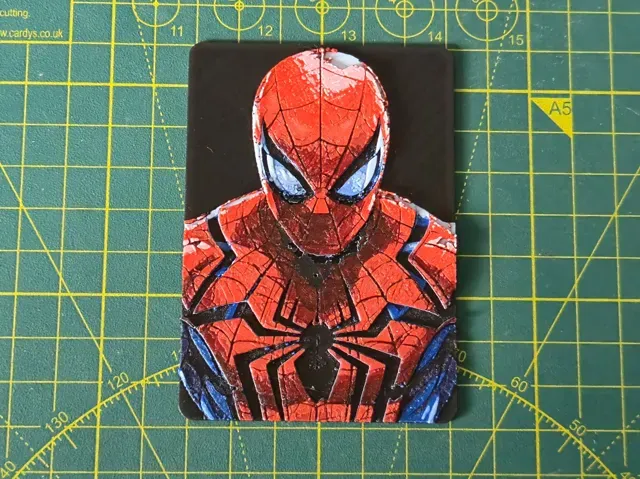 MTG Commander Deck Box inlay Spiderman HueForge — Image 4 of 5