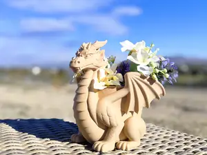 Mystic Dragon Flower Pot