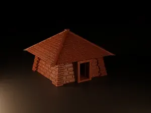 Small Fantasy House - DND wargaming terrain